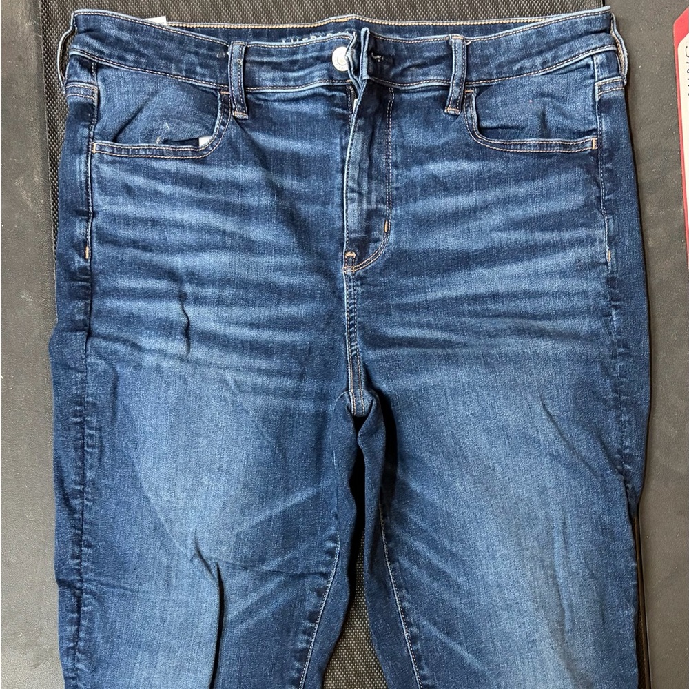 American Eagle Outfitters Women's Dark Blue Jeggings